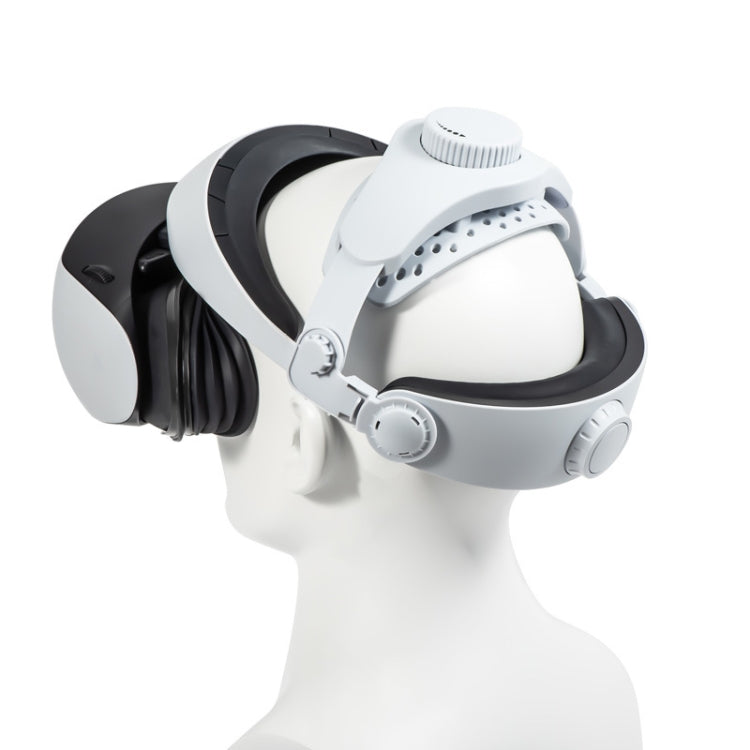 DEVASO For PlayStation VR 2 Elite Headband Non-Slip Comfortable Weight Reducing Headband(White)