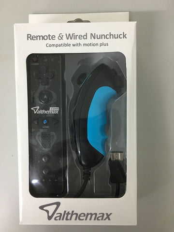Althemax® Non-slip Anti-slip Comfort Grip remote controller nunchuk Basic Black for Nintendo Wii / Wii Mini / Wii U