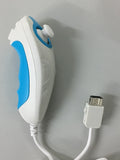Althemax® 防滑防滑舒適握把遙控器雙節棍基本白色適用於任天堂 Wii / Wii Mini / Wii U