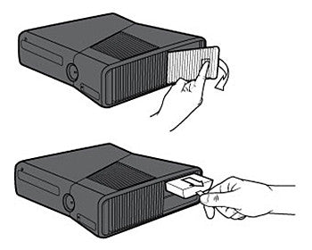black xbox 360 slim hard drive