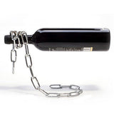Magic Floating Lasso Rope Wine Bottle Holder Bar Illusion Stand Rack Design Gift - Wine Racks - Althemax - 2