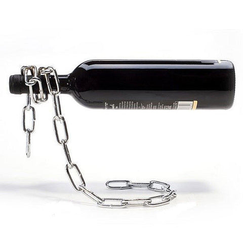 New Chain Style Wine Bottle Magic Novelty Floating Illusion Holder Rack Stand - Wine Racks - Althemax - 1