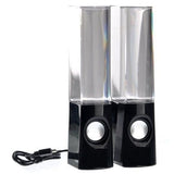 NEW LED Dancing Water Music Fountain Light Computer Speaker / Iphone5S /PC Black - Computer Speakers - Althemax - 3