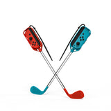 Switch 高爾夫俱樂部紅色和綠色 2 件套適用於 Mario Golf Nintendo Switch Joycon 控制器品牌：iPlay（不包括 Joycon 控制器） 