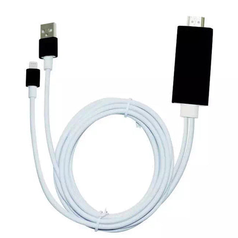 Adaptateur et convertisseur GENERIQUE VSHOP® Adaptateur HDMI Lightning AV  numérique pour iPhone 6 iPhone 6S iPhone 7, iPhone 7 plus - Blanc