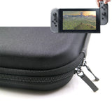 Althemax® Carrying Case Protective, hard, portable carrying case Multi bag for games Orange interior for Nintendo Switch Gray