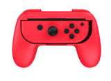 2 個控制器遠程底座輪配件 Joy-Con 黑色/紅色/藍色適用於 Nintendo Switch 馬里奧賽車遊戲（Joy-Con 外殼，紅色和藍色）