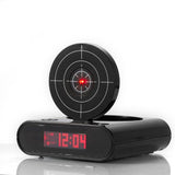 Shooting Laser Toy Gun Alarm Clock Target Panel Shooting LCD Screen Toy Games Gifts Black - Alarm Clocks - Althemax - 2