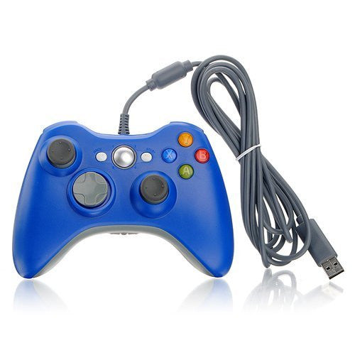Wired Xbox 360 USB Game Pad Joysticks Controller For xBox 360 or PC Blue - XBox 360 Accessories - Althemax - 1