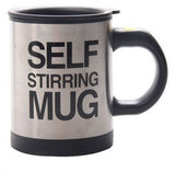 Lazy Auto Self Stir Stirring Mixing Tea Coffee Cup Mug Work Office - Red - Gift - Althemax - 7