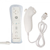 Classic Remote + Nunchuck Controller + Silicone Case for Wii / Wii Mini Multi Color - Blue - Wii Accessories - Althemax - 5