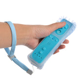 Classic Remote + Nunchuck Controller + Silicone Case for Wii / Wii Mini Multi Color - Blue - Wii Accessories - Althemax - 3