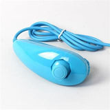 Classic Remote + Nunchuck Controller + Silicone Case for Wii / Wii Mini Multi Color - Blue - Wii Accessories - Althemax - 4