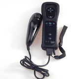 Classic Remote + Nunchuck Controller + Silicone Case for Wii / Wii Mini Multi Color - Black - Wii Accessories - Althemax - 3