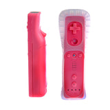 Classic Remote + Nunchuck Controller + Silicone Case for Wii / Wii Mini Multi Color - Pink - Wii Accessories - Althemax - 2