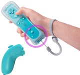 Remote Plus Built-In Motion Plus Nunchuk Silicone Case for Wii - Blue - Wii Accessories - Althemax - 2