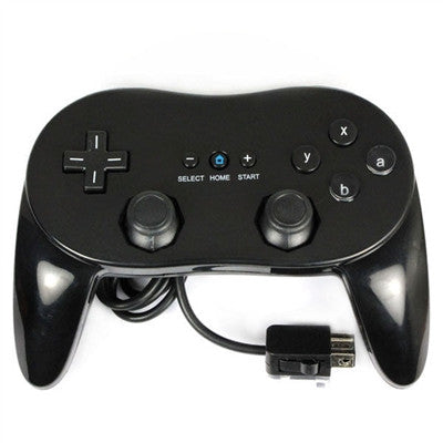 Classic Pro Game Joysticks Controller Remote for Nintendo Wii Multi Color - Black - Wii Accessories - Althemax - 1