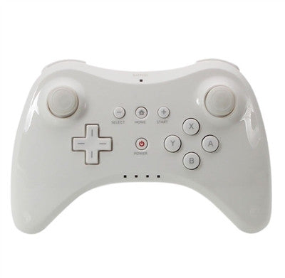 Wireless Classic Pro Controller Remote Gamepad + Cable for Nintendo Wii U Multi Color - White - Wii U Accessories - Althemax - 1