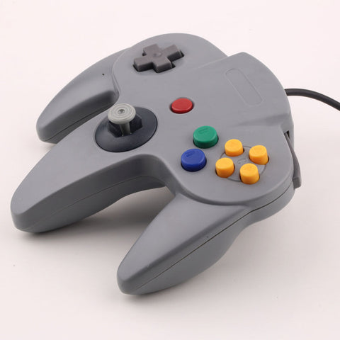 N64 Gray Long Handle Game Controller Control Remote Pad Joystick Fit for Nintendo 64 System - Game Controller - Althemax - 1