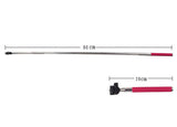 Camera Monopod Selfie Stick 1M for cellphone Apple iphone Multi Colors - Pink - Selfie Stick - Althemax - 3