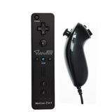 Althemax® Remote Plus Built-In Motion Plus Nunchuk Silicone Case for Wii - Black - Wii Accessories - Althemax - 2