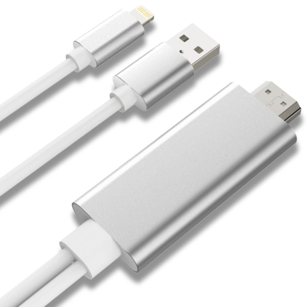 Câbles vidéo CABLING ® Câble adaptateur Lightning vers HDMI/HDTV/ AV TV  pour Apple iPhone 5 5 C 5S/6/6S 6 Plus