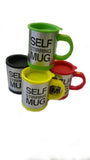 Lazy Auto Self Stir Stirring Mixing Tea Coffee Cup Mug Work Office - Yellow - Gift - Althemax - 12