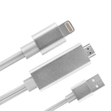 Althemax® 2M iPhone 閃電連接 HDMI 電視 AV 電纜適配器適用於 Apple iPhone 7 Plus