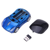 Wireless Cordless 2.4G DPI Race Auto LED Optical Car USB PC Mouse Mice for desktop laptop Blue - Mice & Trackballs - Althemax - 6