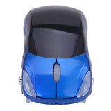 Wireless Cordless 2.4G DPI Race Auto LED Optical Car USB PC Mouse Mice for desktop laptop Blue - Mice & Trackballs - Althemax - 3