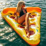 Althemax® Inflatable Pizza Slice Floating Rafts Bed For Swimming Pool Beach Toys Pizza / Pineapple - Floating Bed - Althemax - 1