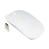 Hot Slim Mini Wireless Optical Mouse USB 2.4G 1600DPI Computer Laptop PC - White - Mice & Trackballs - Althemax - 4