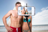 Camera Monopod Selfie Stick 1M for cellphone Apple iphone Multi Colors - White - Selfie Stick - Althemax - 5
