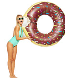Althemax® Inflatable Giant Donut Pool Beach Float 120cm 4ft Swimming Stawberry Pink / Chocolate - Floating Bed - Althemax - 13