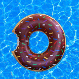Althemax® Inflatable Giant Donut Pool Beach Float 120cm 4ft Swimming Stawberry Pink / Chocolate - Floating Bed - Althemax - 11