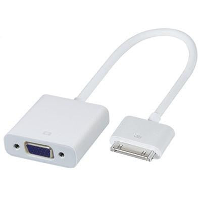 iPad 3 3rd Generation 30p to VGA Cable Adapter for iPad 2 3 iPhone 3G 3rd Generation - Tablet Computer Accessories - Althemax - 1