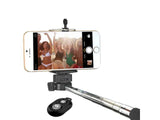 2in1 Camera Monopod Selfie Stick Bluetooth remote package 1M for cellphone Apple iphone Black - Selfie Stick - Althemax - 3